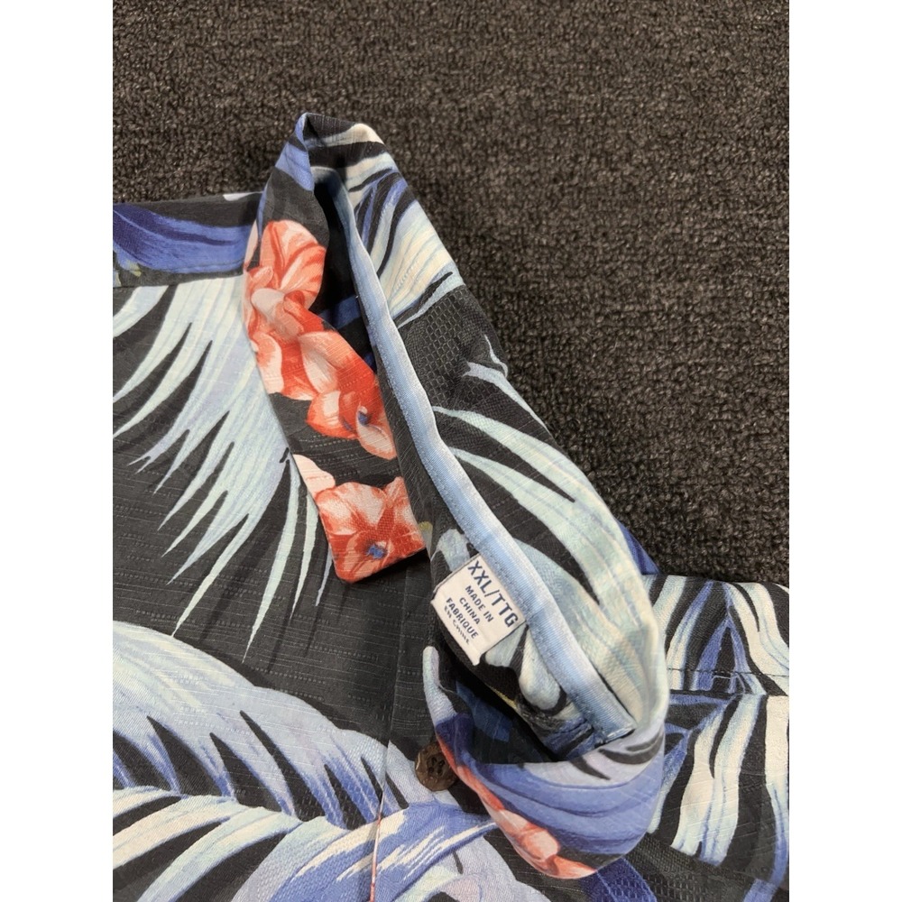 Tommy Bahama Hawaiian Camp Shirt Men 2XL Colorful Floral 100% Silk Button Up - Picture 4 of 8